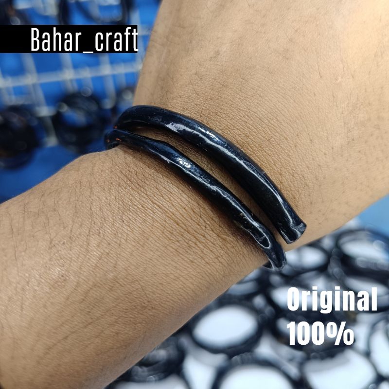 Gelang Akar Bahar Hitam size Kantoran