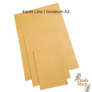 

Karet Lino / karet cukil / lino cut / linoleum A3