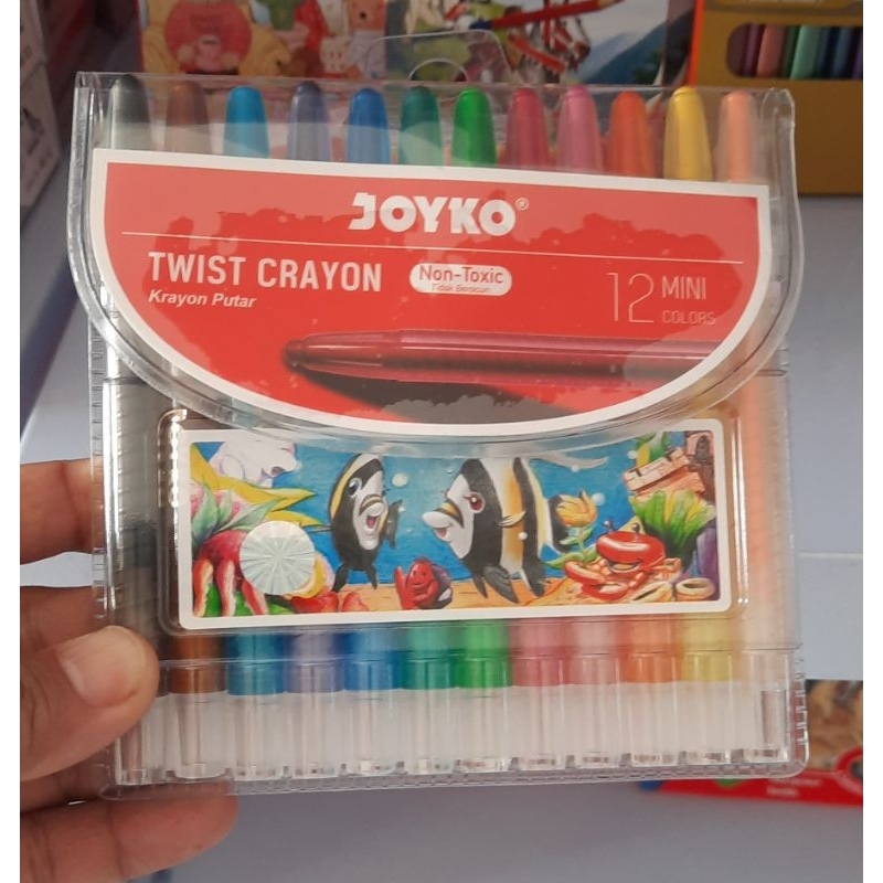 

Crayon putar mini joyko isi 12