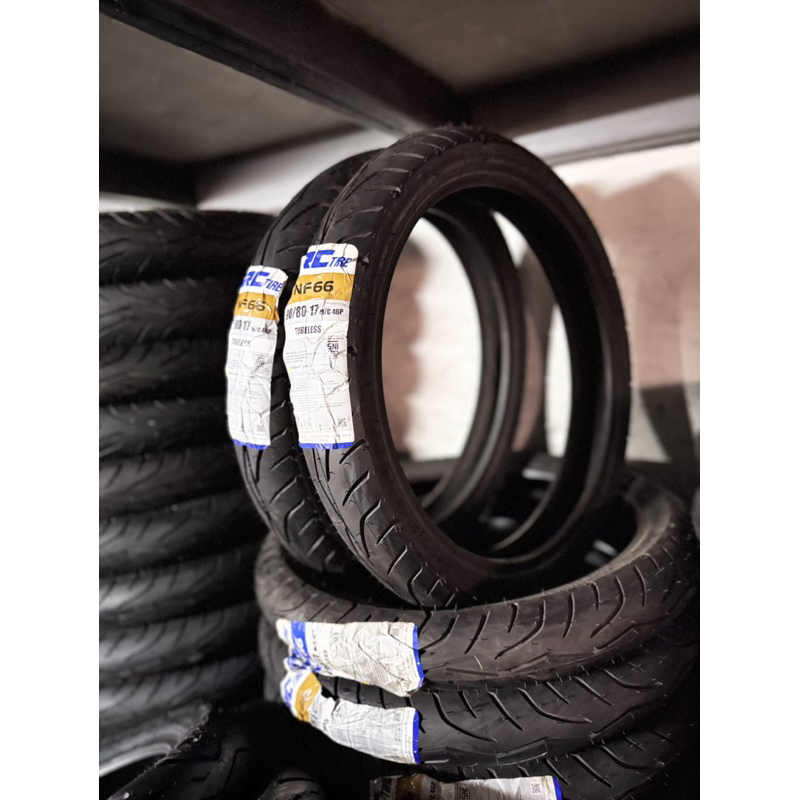 BAN TUBLESS MERK IRC TYPE NF66 UKURAN 90/80 RING 17 ORIGINAL NEW!!