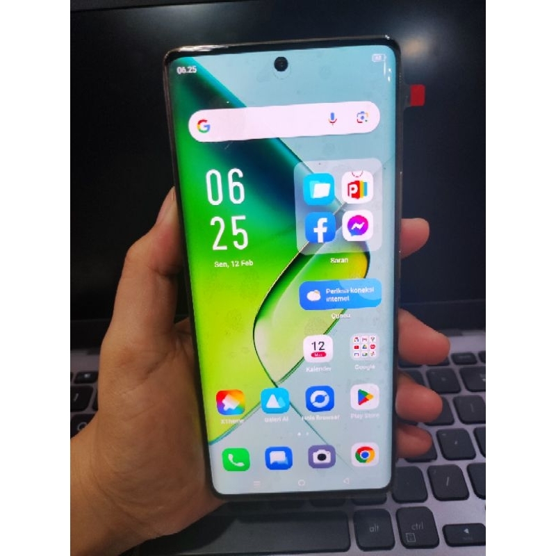 HP HAPE INFINIX NOTE 40 PRO (X6850) 8/256 ORIGINAL SECOND-GREEN