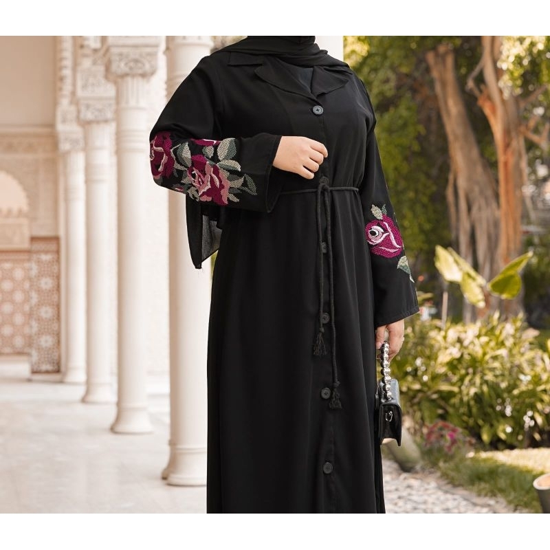 ABAYA SALMA/ABAYA BORDIR/ABAYA OUTER MEWAH