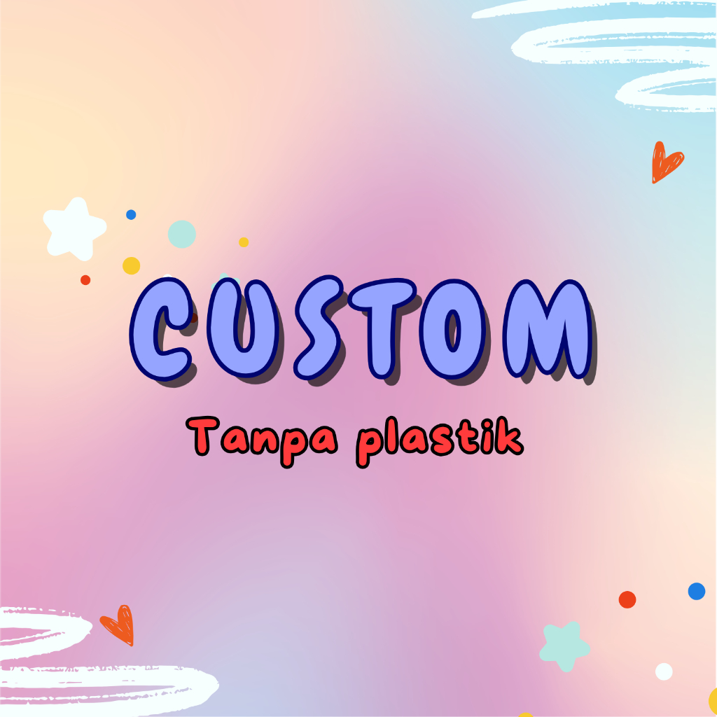 

[CUSTOM TANPA PLASTIK] ALAS PACKING GELANG CINCIN AKSESORIS SATUAN