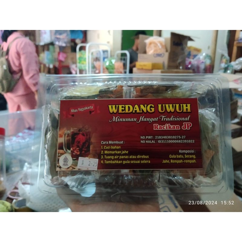 

1 Pack Wedang Uwuh Empon Empon Komplit Besar Isi Banyak Khas Imogiri Yogyakarta Gula Batu Jahe Secang Sereh Cengkeh Jahe dll