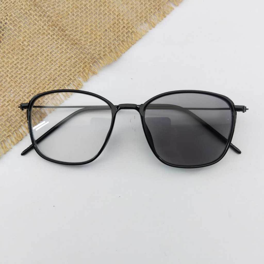 KACAMATA PHOTOCROMIC MINUS -0.50/-6.00 ANTI RADIASI 2189 KOREAN NEW WANITA/PRIA