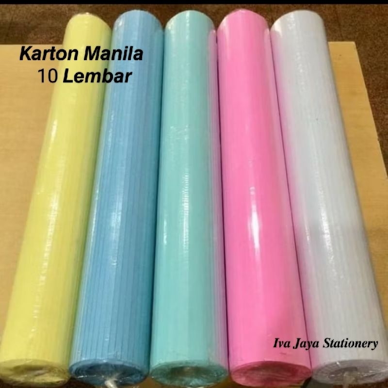 

SLM7 Kertas Karton Manila Warna Tebal Isi 10 Lembar