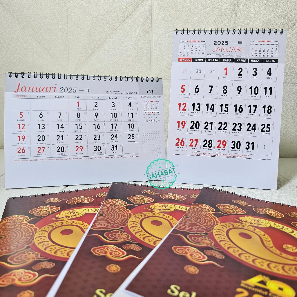 

KALENDER MEJA KERJA AO TAHUN 2025 TERBARU AO701 DAN AO702