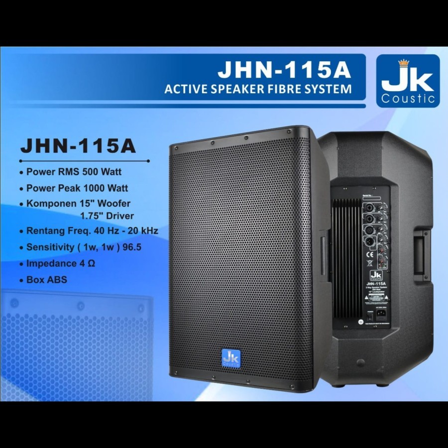 Speaker Aktif 15 inch Jk Coustic JHN-115A Original