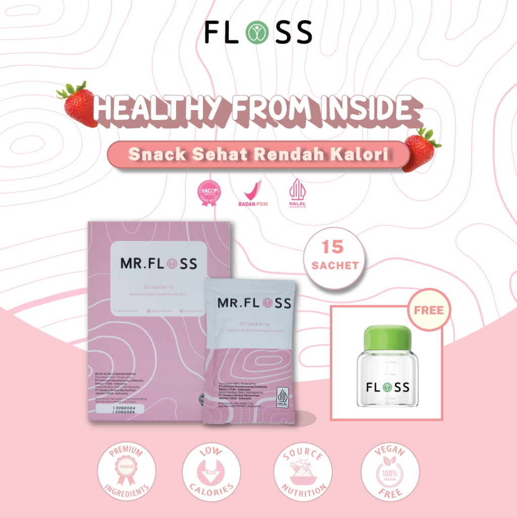 

Mr.Floss - Meal Replacement - Isi 15 Sachet