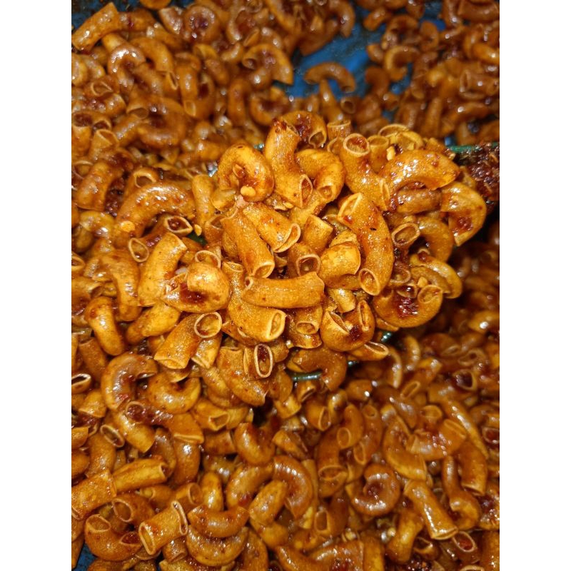 

Makroni Bantat Kriuk Extra Pedas Daun Jeruk netto 1KG
