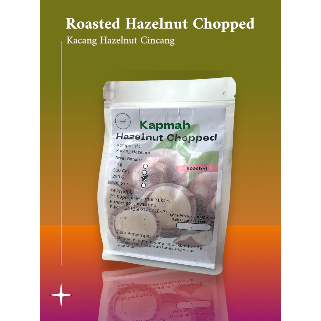 

Diced Hazelnut Oven 250G/Hazelnut Cincang Panggang 250Gram