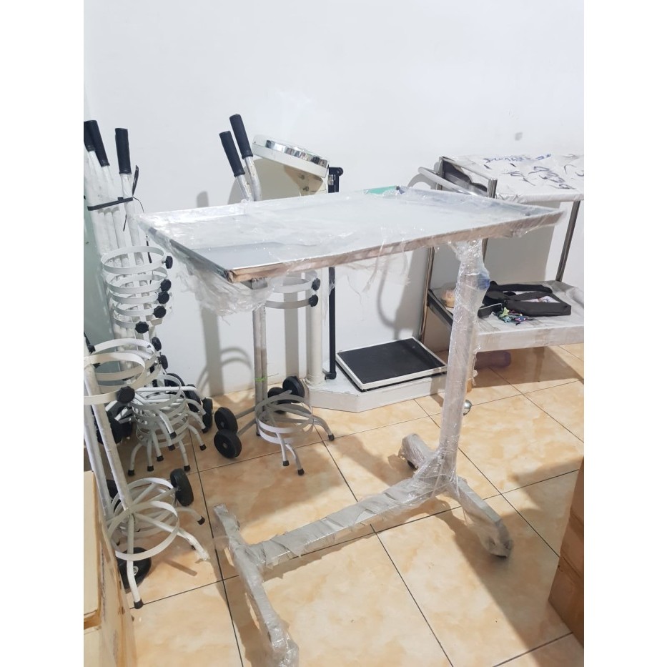 TROLY MAYO STAINLESS/ MEJA INSTRUMEN MAYO/ Overtble