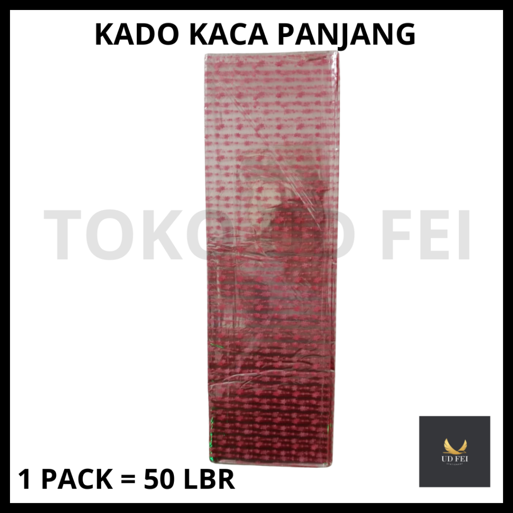 

(1 PACK=50 LEMBAR) Plastik Parcel/ Plastik Kaca Motif/ Plastik Kaca Panjang/ Plastik SouvenirLembaran/Plastik Parcel Motif/ Kado Kaca/ Plastik Lamaran