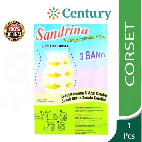 Sandrina Korset Wanita 3 band / Gurita / Korset / Corset