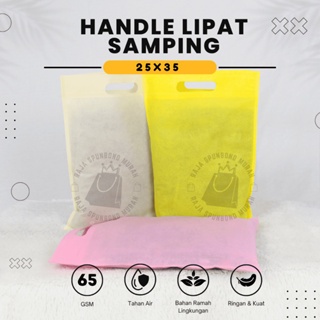 

OVAL SUPER ECO Tas Spunbond Oval Ukuran 25x35 Goodie Bag Laken Ekonomis Tebal Polos | Per Kodi ( 20 Pcs )