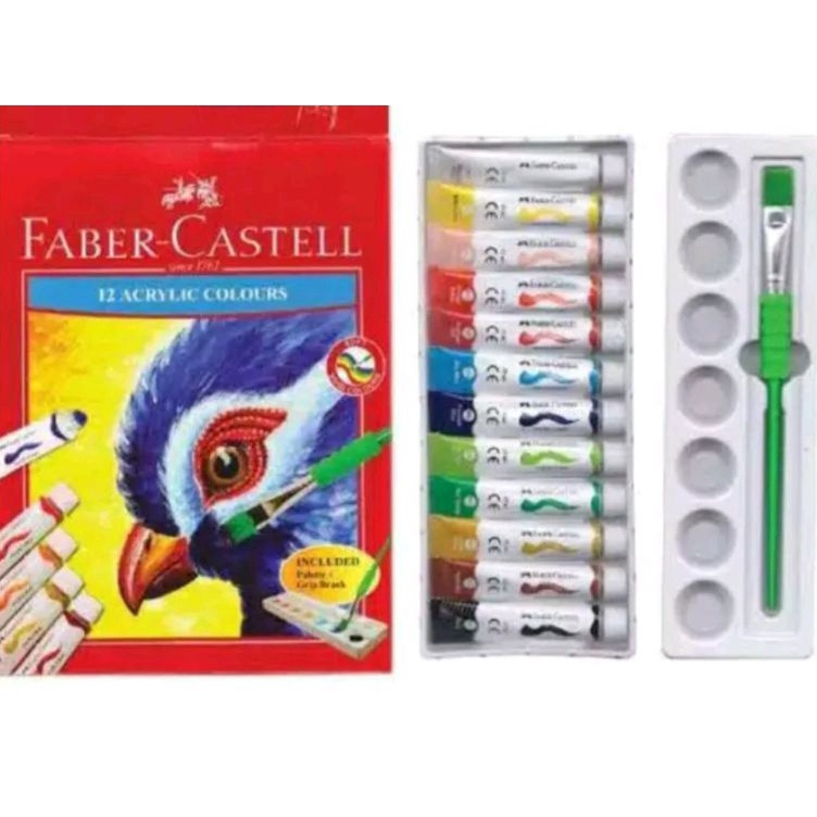 

Cat Acrylic Colours FaberCastell 12 ml Set12