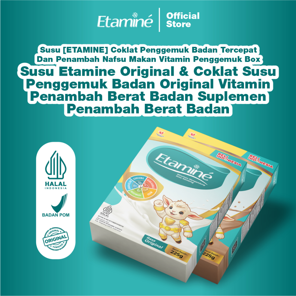 

Susu Etamine COKLAT Susu Penggemuk Badan Dan Penambah Nafsu Makan Original Vitamin Susu Etamine KIDS Susu Penggemuk Badan Anak Original Vitamin Penambah Berat Badan Anak Suplemen Penambah Nafsu Makan Anak