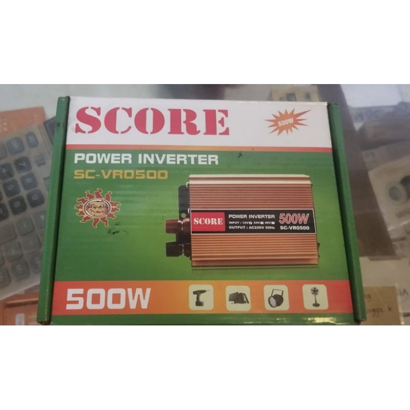 alat Inverter  SCORE 500watt DC to AC