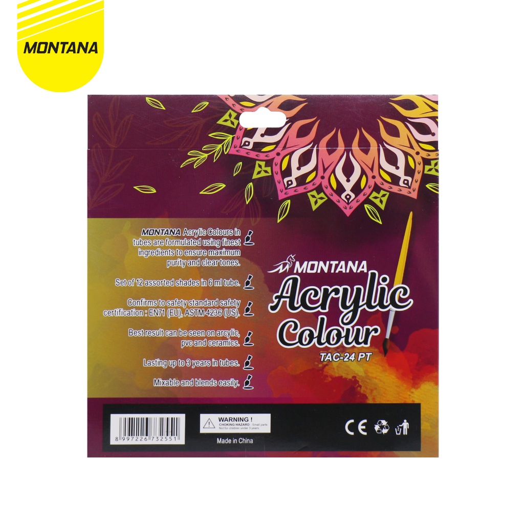 

HJK MurahMurahATK Akrilik Color 24 Warna/ Cat Akrilil Montana TAC-24 PT