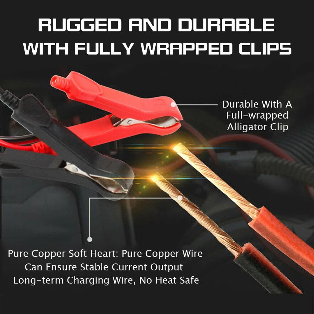 EL Charger Aki Motor Mobil 12V / 24 Volt Cas Aki Otomatis Alat Cas Aki Motor Dan Mobil