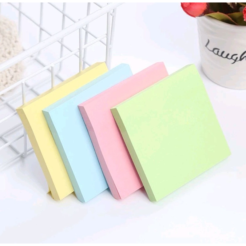 

My Stationery Sticky Note / Kertas Memo Polos 100Pcs