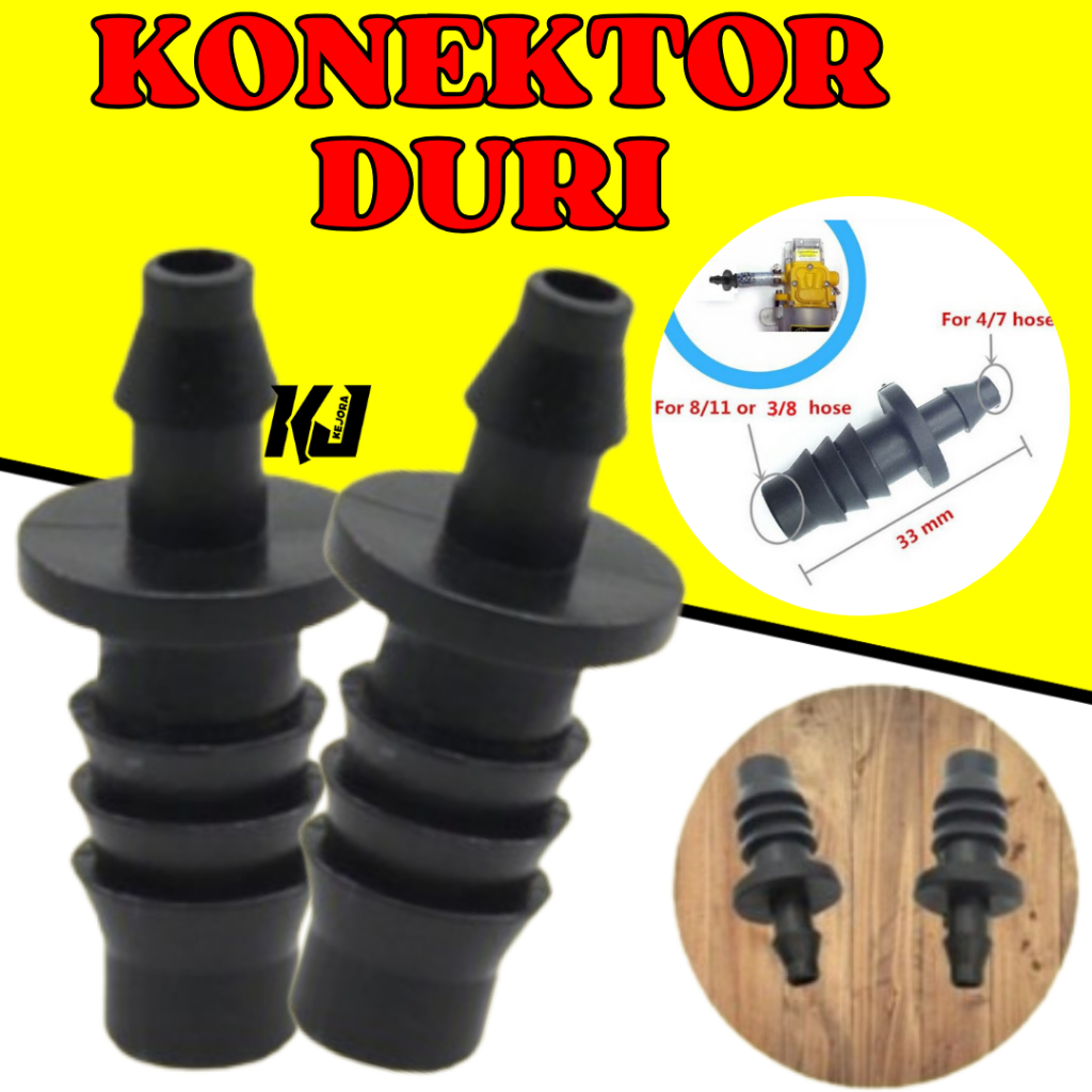 KONEKTOR 3/8 5/16 KE SELANG 4/7MM POMPA 12V KE SELANG 7MM 6MM