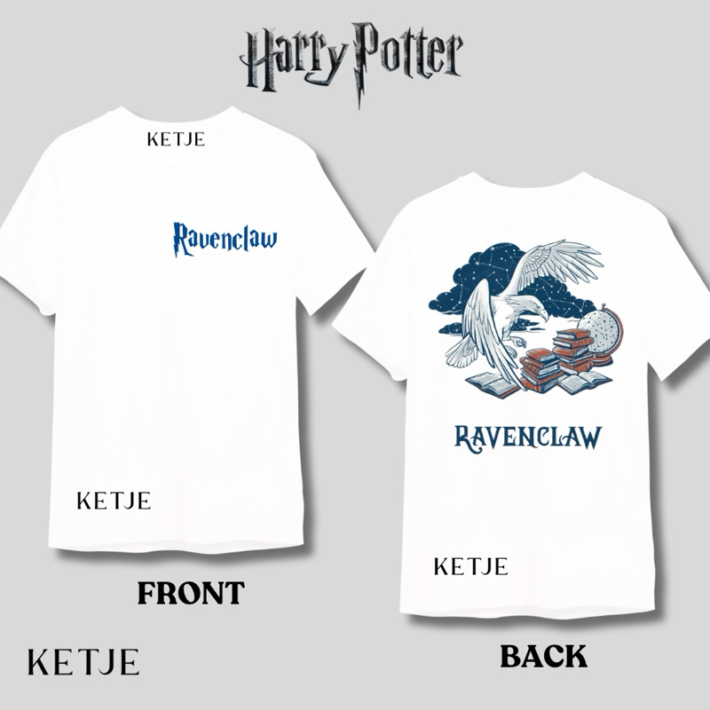 Baju Kaos Flags Bendera Asrama Harry Potter 3 / Kaos Asrama Harry Potter Hogwarts Gryffindor Ravencl