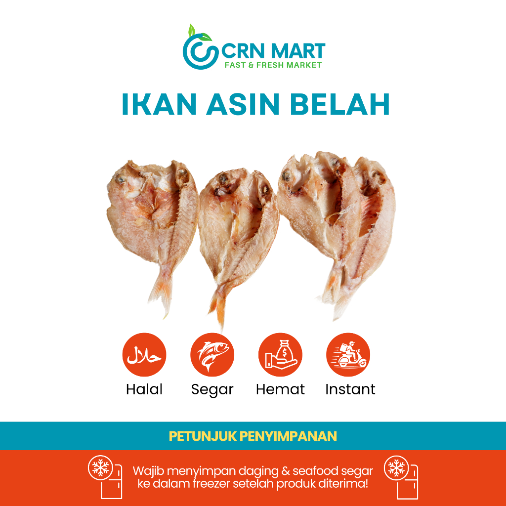 

CRN MART - Ikan Asin Belah/Seafood Kering/Ikan Asin Belah Premium