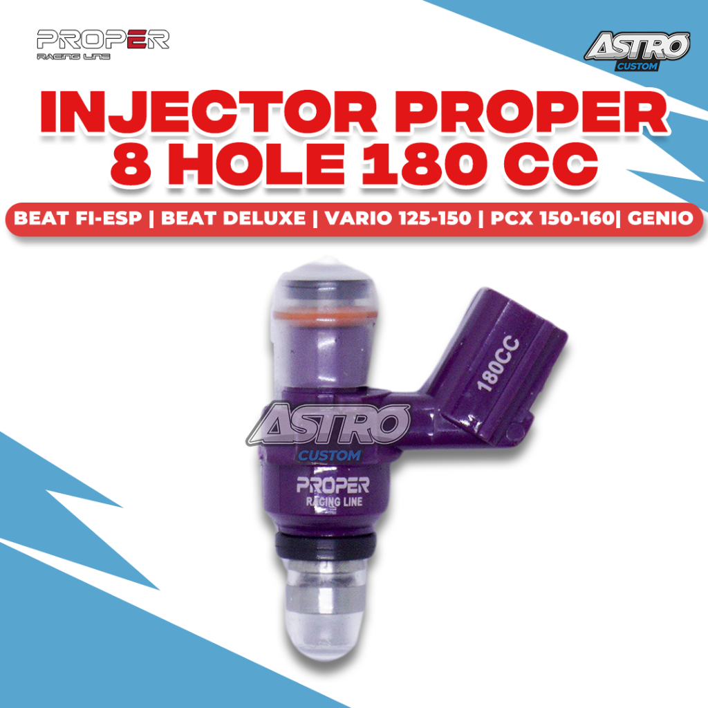 Injector Proper Vario PCX ADV 125 150 160 Beat Scoopy Fi Genio Spacy Sonic CBR Injektor Honda Racing