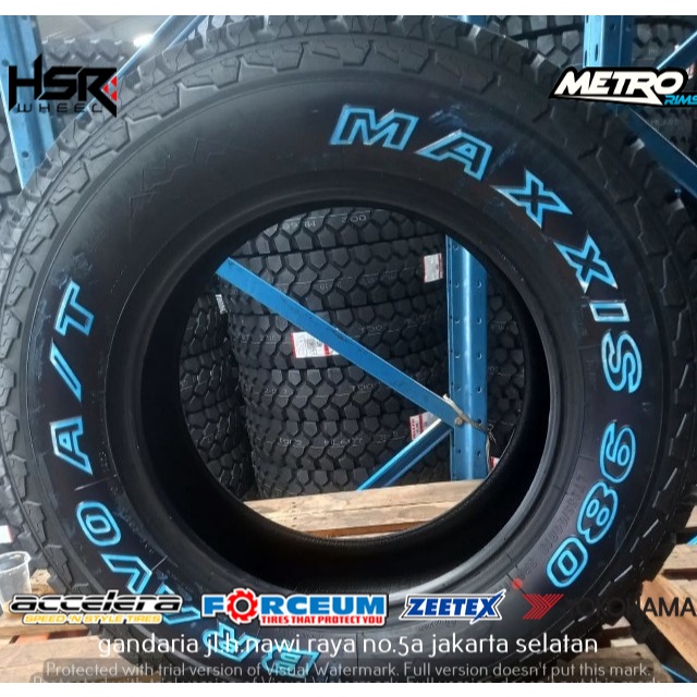 BAN MOBIL TUBLES UKURAN 265 60 R18 RING 18 MERK MAXXIS BRAVO A/T 980-JAKARTA SELATAN