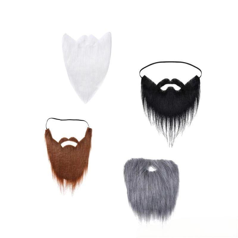 Jenggot imitasi palsu hitam panjang long beard / fake beard Panjang Kumis Jenggot Palsu Brewok Breng