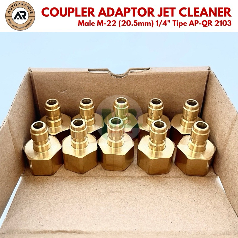 AUTOPRAMIE Quick Release Jet Cleaner Male M-22 (20.5 mm) 1/4 inch Tipe AP-QR 2103