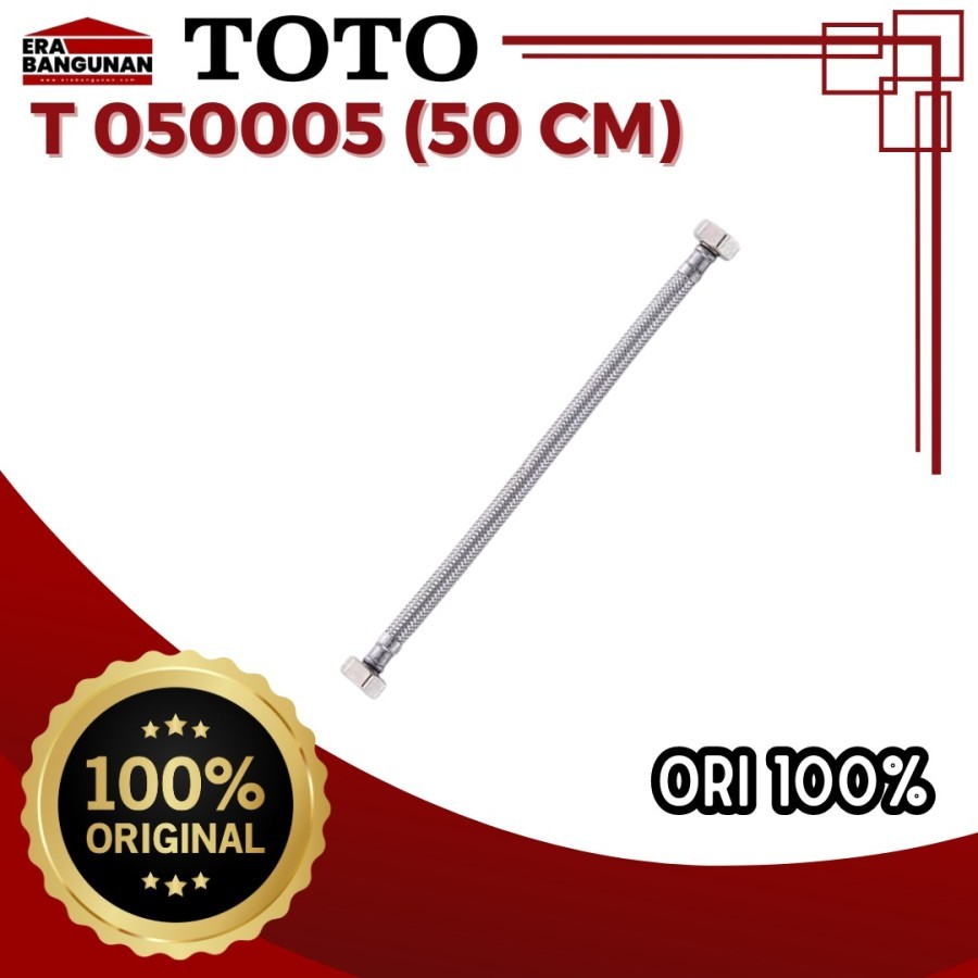 Flexible TOTO T050005 Heavy Duty Flexible Hose 50 CM