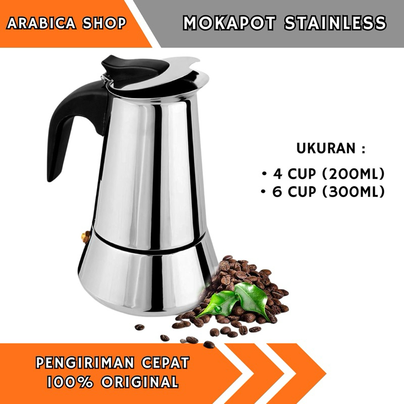 ALAT KOPI (MOKAPOT STAINLESS)