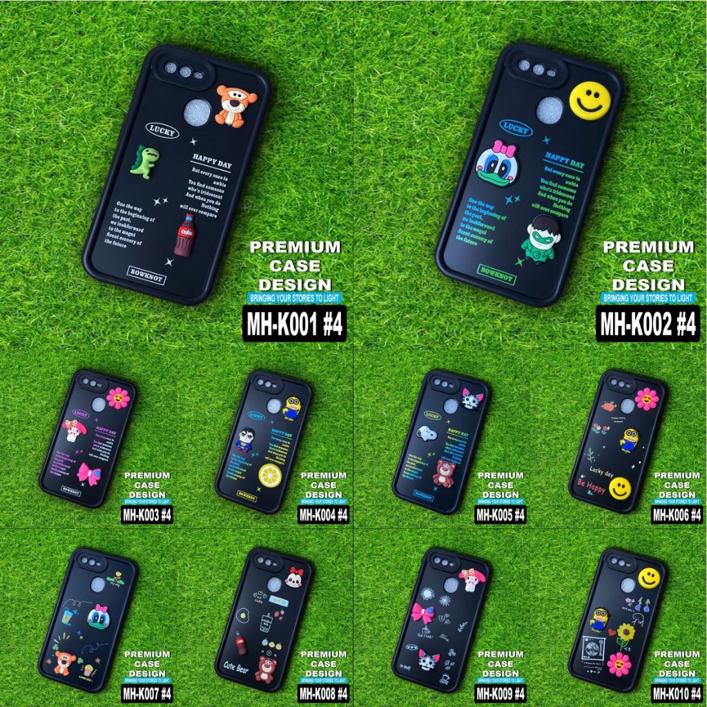 SAMSUNG A02/A02S/A01/A01 CORE/A13/A23/A33/A53/A73 CASE GAMBAR 3D TIMBUL KODE MH K001-K010 (HOKYACC)