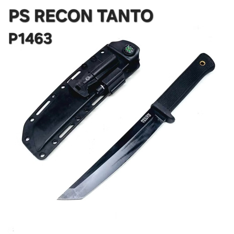 BERKUALITAS pisau survival berburu TANTO RECON / Survival Kit / Pisau Survival DK P1463