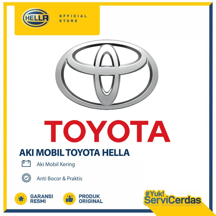 Aki Mobil Toyota Hella Aki Mobil Kering