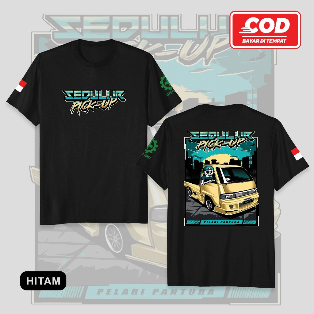 Kaos Distro Motif SEDULUR PICK UP BAJU DRIVER PICK UP Kaos KOMUNITAS MOBIL PICK UP Viral Terbaru Baj