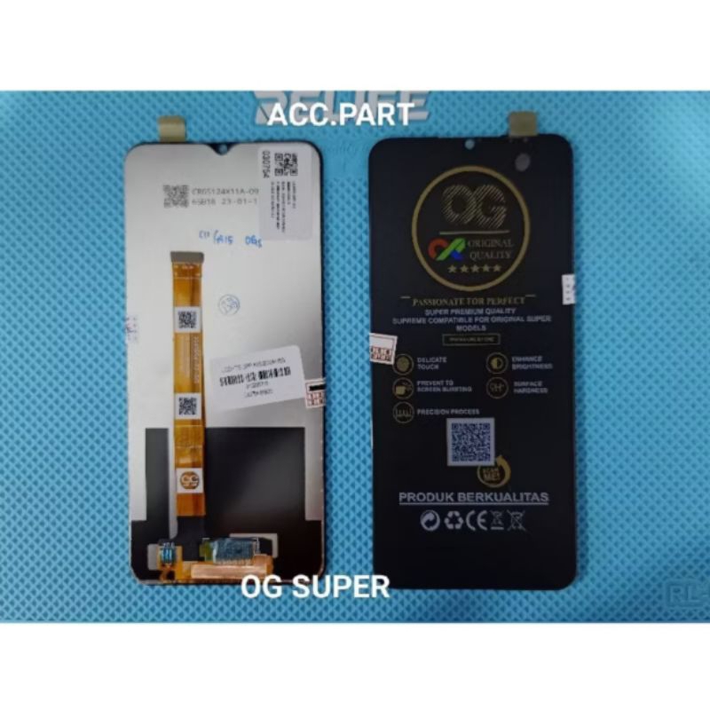 lcd touchscreen Oppo a15 / Oppo a15s ORI meetoo / ORI og super