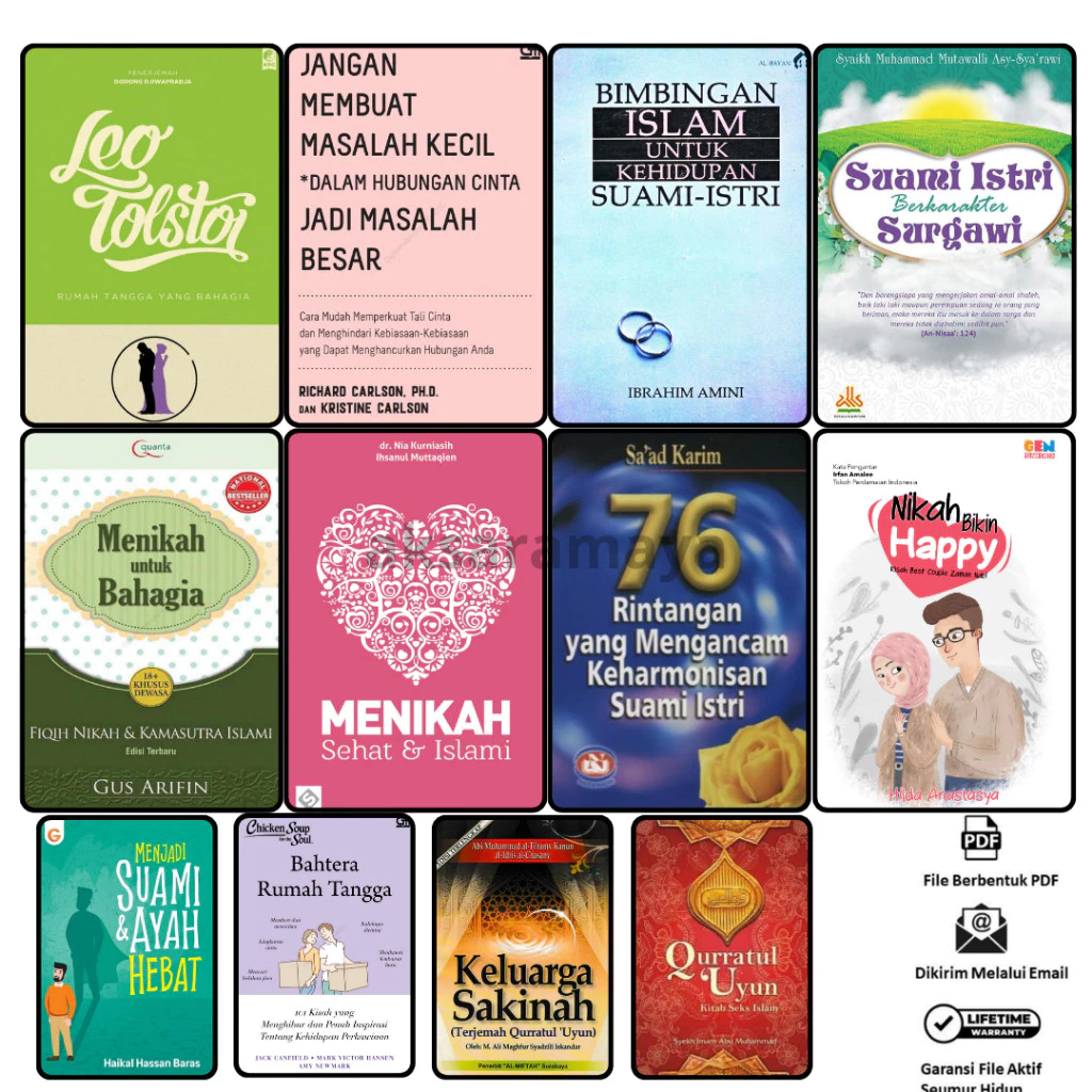 

(Bundle) Tentang rumah tangga PERNIKAHAN / SUAMI ISTRI / NIKAH tanya jawab