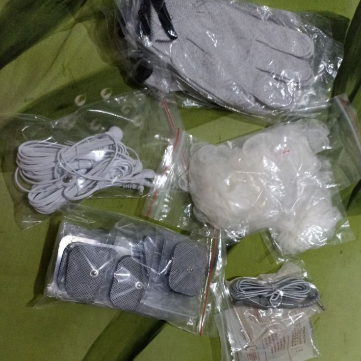 Khusus sparepart terapi fohoway pmd poble magic device sarung tangan listrik  laser  kabel elektropa