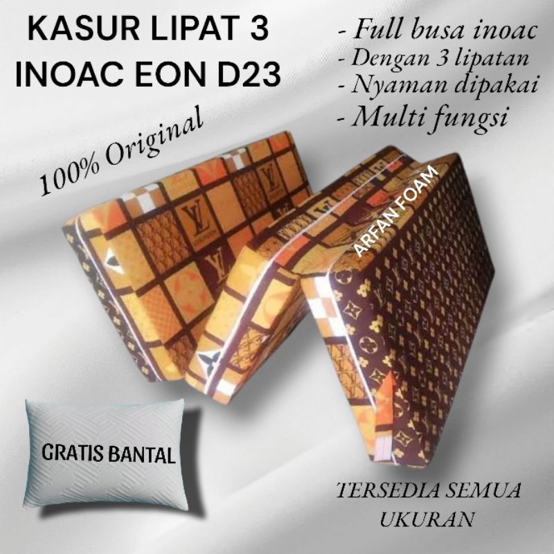 kasur busa lipat INOAC EON LG D23 Original Kasur lipat 3 tebal 20 & 15 cm all size