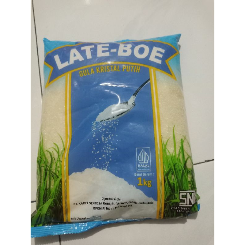 

gula pasir lateboe 10kg