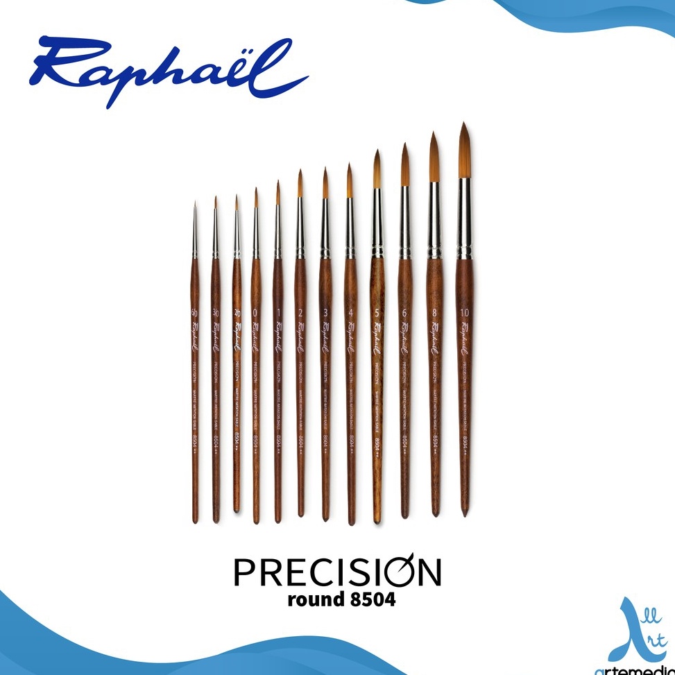 

KODE F46Y Raphael 854 Round Precision Synthetic Brush Short Handle