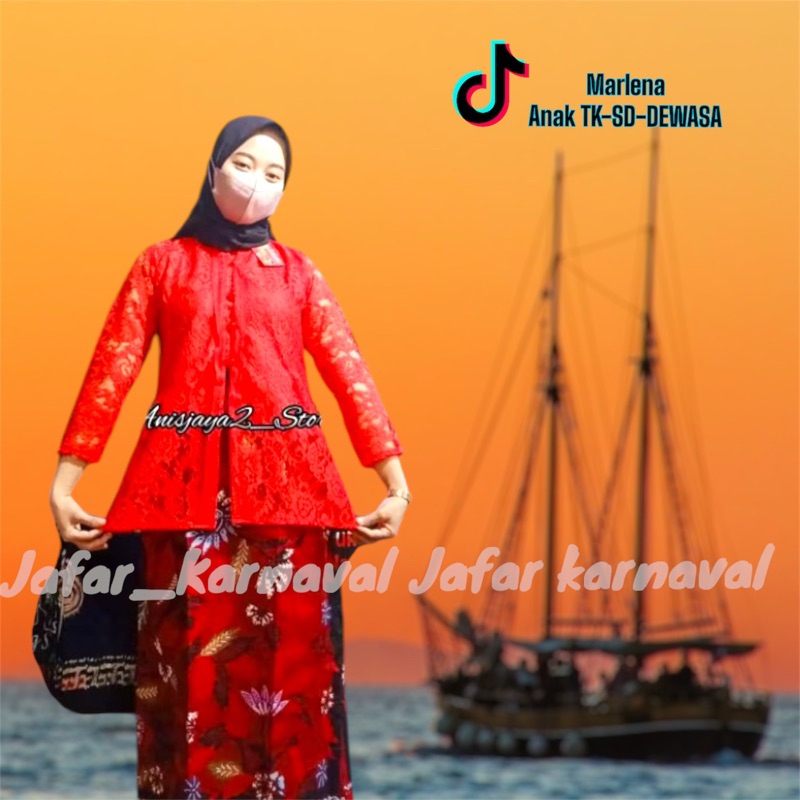 BAJU MARLENA ANAK/KEBAYA MARLENA/BAJU ADAT MADURA/BAJU KARNAVAL