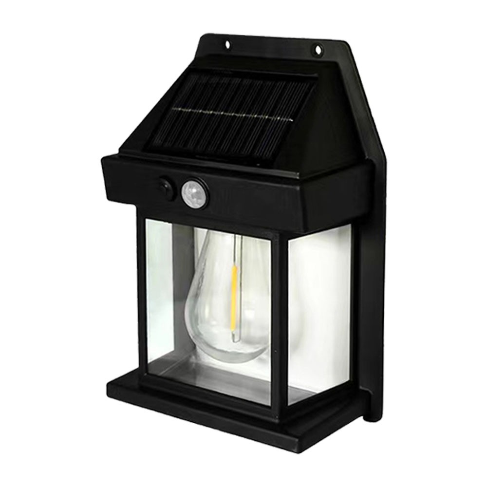 【Garansi 10 tahun】Lampu Dinding Panel Surya Lampu Dinding Solar Panel Lampu Dinding Tenaga Surya Led