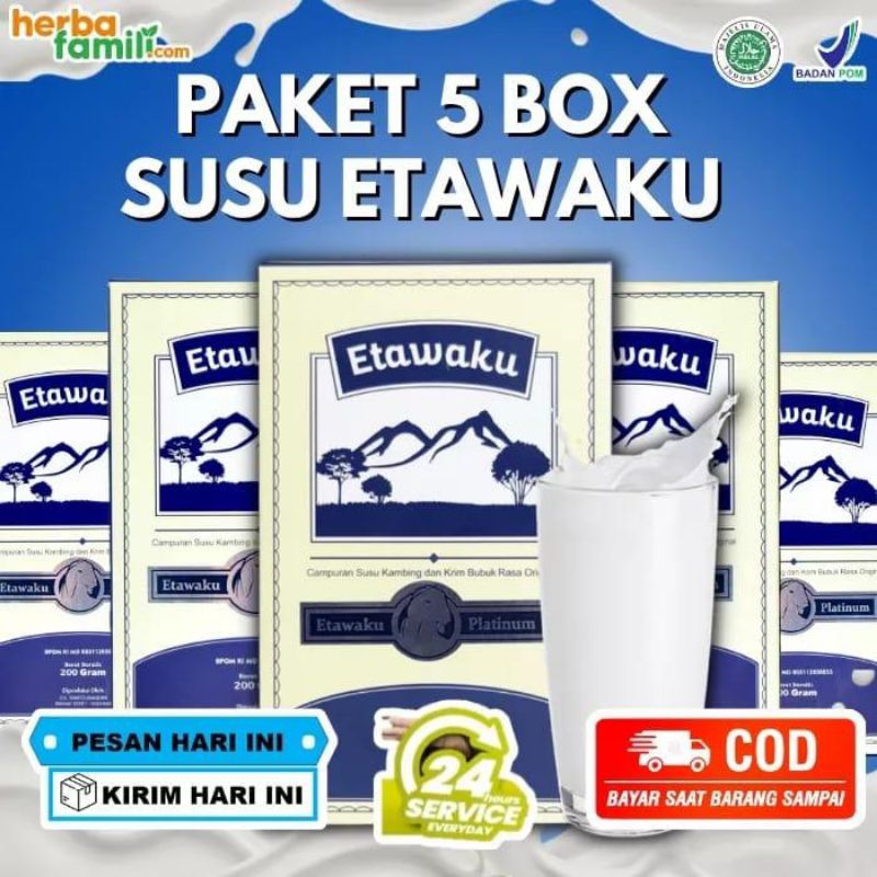 

ETAWAKU PLATINUM PAKET SEHAT SUSU ALAMI MENJAGA KESEHATAN PERNAPASAN DAN TULANG