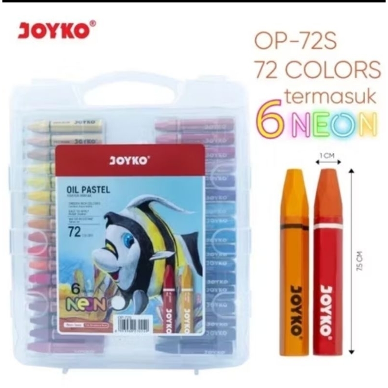 

Crayon Joyko Isi 72 warna OP-72S