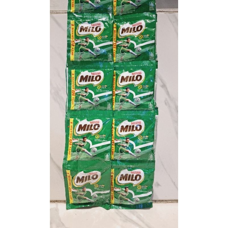 

Milo coklat 1 renceng 10 pcs
