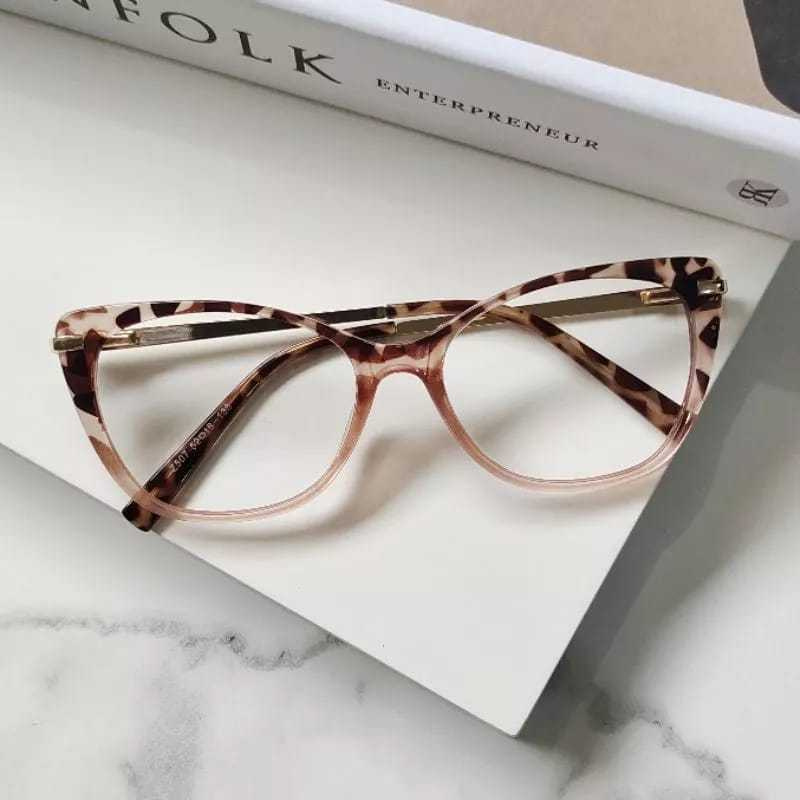 Terbaru Kacamata Cat Eye Z507 UNISEX Lensa BLURAY/PTHOCHORMIC/BLUECROMIC FREE/BOX LAP PEMBERSIH